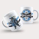 Caneca Porcelana Futebol Grêmio - TIM-15