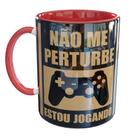 Caneca Porcelana Gamer Não Perturbe Estou Jogando