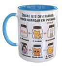Caneca Porcelana Gatinho Fofinho Gateira