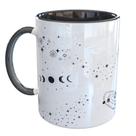 Caneca Porcelana Gato Gatinho Místico Witch