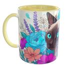 Caneca Porcelana Gato Siames