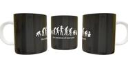 Caneca Porcelana Geek Evolution Of Man Geek