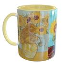 Caneca Porcelana Girassóis Van Gogh