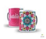 Caneca Porcelana Gratidão Est.12 Mandala - Yoga Zlprint Caneca Porcelana Gratidão Est.12 Mandala - Yoga Zlprint