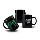 Caneca Porcelana Hetfields BlackFang James Metallica 325mL