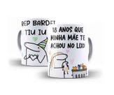 Caneca Porcelana Humor Flork Minha Mãe Te Achou No Lixo