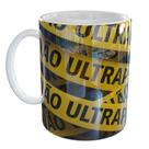 Caneca Porcelana Investigação Faixa Não Ultrapasse