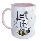 Caneca Porcelana Let It Be Motivacional
