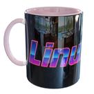Caneca Porcelana Linux Tux Futurista Caneca Porcelana Linux Tux Futurista