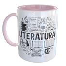 Caneca Porcelana Literatura Amor pela Leitura Caneca Porcelana Literatura Amor pela Leitura