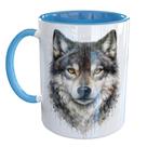 Caneca Porcelana Lobo Wolf