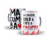 Caneca Porcelana Macumba Sei Fazer Bolo Café E Macumba