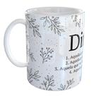 Caneca Porcelana Madrinha Dinda Presente