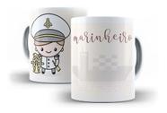 Caneca Porcelana Marinheiro Profissão Coleção Cute Presente