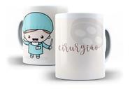 Caneca Porcelana Médico Cirurgião Profissão Coleção Cute Presente