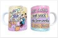Caneca Porcelana Meu Amor por Você é do Tamanho da Sua Fome Est.Amizade 3 - Zlprint