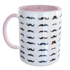 Caneca Porcelana Mustache Bigode