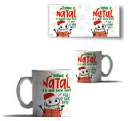 Caneca Porcelana Natal Flork Noel Fiz o que Deu Humor Piada Caneca Porcelana Natal Flork Noel Fiz o que Deu Humor Piada