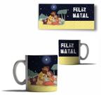 Caneca Porcelana Natal Jesus Cristo Motivo Natal Menino 2