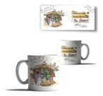 Caneca Porcelana Natal Jesus Cristo Motivo Natal Menino 4