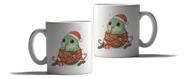 Caneca Porcelana Natal Presente Dinossauro Papai Noel Caneca Porcelana Natal Presente Dinossauro Papai Noel