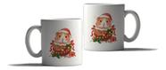 Caneca Porcelana Natal Presente Hamster Papai Noel Fofo Caneca Porcelana Natal Presente Hamster Papai Noel Fofo