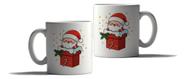 Caneca Porcelana Natal Presente Merry Christmas Papai Noel Caneca Porcelana Natal Presente Merry Christmas Papai Noel