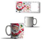 Caneca Porcelana Natal Sua foto Aqui Papai Noel Neve Arvore Caneca Porcelana Natal Sua foto Aqui Papai Noel Neve Arvore