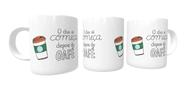 Caneca Porcelana O Dia Só Começa Depois Do Café!