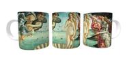 Caneca Porcelana Obras Primas Sandro Botticelli O Nascimento De Vênus