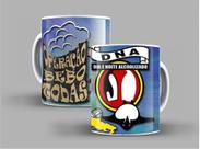 Caneca porcelana operação bebo todas