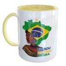 Caneca Porcelana Orgulho Negro Consciência Negra Caneca Porcelana Orgulho Negro Consciência Negra