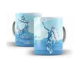 Caneca Porcelana Orixá Iemanjá Candomblé e Umbanda