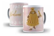 Caneca Porcelana Orixá Obaluaê Candomblé e Umbanda