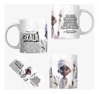 Caneca Porcelana Orixás Modelo Disney Pixar Modelo Oxalá