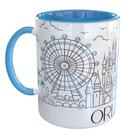Caneca Porcelana Orlando