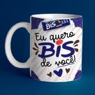 Caneca Porcelana Páscoa Eu quero Bis de você 325 ml Caneca Porcelana Páscoa Eu quero Bis de você 325 ml