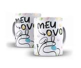 Caneca Porcelana Páscoa Meu Ovo Caneca Porcelana Páscoa Meu Ovo