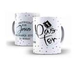 Caneca Porcelana Pastor Protegido Por Jesus Segurança Divina 24 Horas