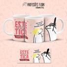 Caneca Porcelana Personalizada Profissão Estética Flork trabalho C/Nome- MEGA OFERTA!