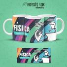 Caneca Porcelana Personalizada Profissão Física Flork trabalho C/Nome- MEGA OFERTA!
