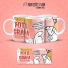 Caneca Porcelana Personalizada Profissão Fotógrafa Flork trabalho C/Nome- MEGA OFERTA!