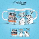 Caneca Porcelana Personalizada Profissão Fotógrafo Flork trabalho C/Nome- MEGA OFERTA!