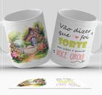 Caneca porcelana personalizada Sorte Caneca porcelana personalizada Sorte
