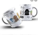 Caneca Porcelana PERSONALIZADA - STAR WARS PERSONAGENS