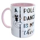 Caneca Porcelana Pole Dance Mulher no Pole
