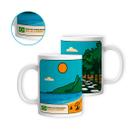 Caneca Porcelana Praia de Copacabana Rio de Janeiro 325ml