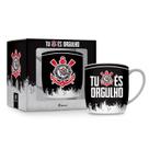 Caneca Porcelana Premium BrasFoot Corinthians 01 360 ML Urban Licenciada Branco Caneca Porcelana Premium BrasFoot Corinthians 01 360 ML Urban Licenciada Branco