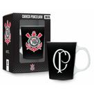 Caneca Porcelana Premium BrasFoot Corinthians 260 ML Licenciada Branco Caneca Porcelana Premium BrasFoot Corinthians 260 ML Licenciada Branco