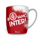 Caneca Porcelana Premium BrasFoot Vamô Inter 300 ML Urban Licenciada Branco Caneca Porcelana Premium BrasFoot Vamô Inter 300 ML Urban Licenciada Branco